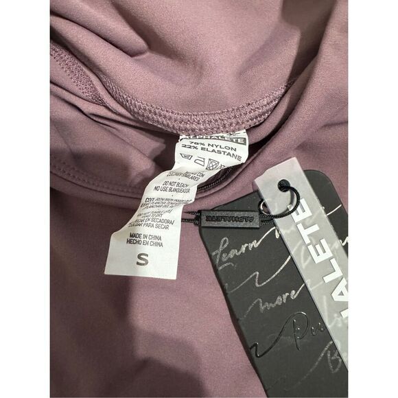 NWT Alphalete Women's Leggings Crop 24 Inch- Dusty Rose/mauve  Size Smal - Picture 5 of 6